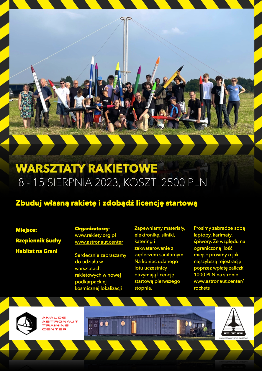 Rocket Workshop Announcement Poster